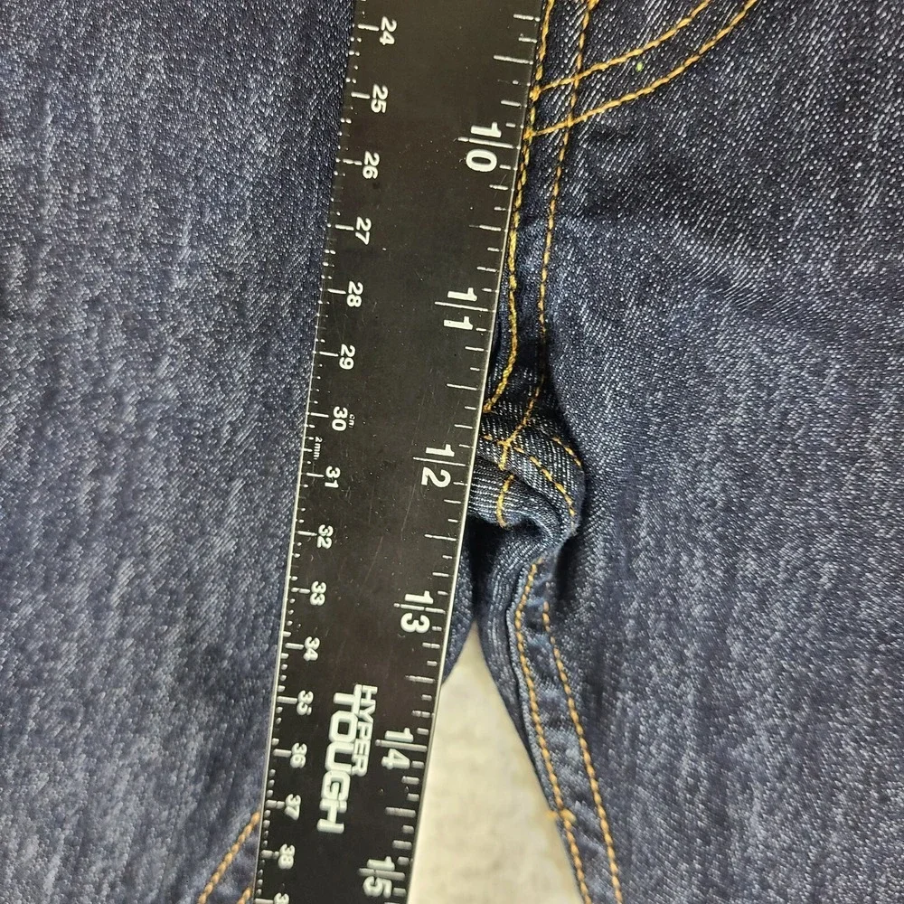 Levi's 505 Jeans Mens‎ 40x32 Straight Leg Cool Blue Dark Wash